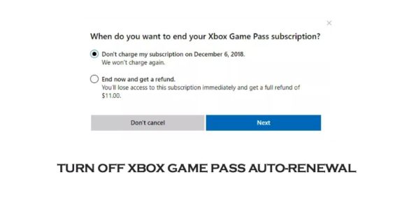 how to cancel nfl game pass auto renewal